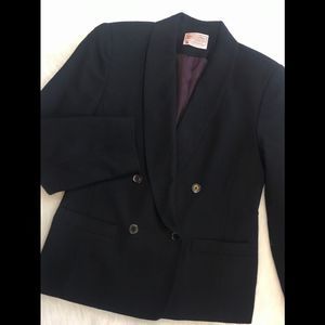 Pendleton Virgin Wool Blazer, Black, Size 6P